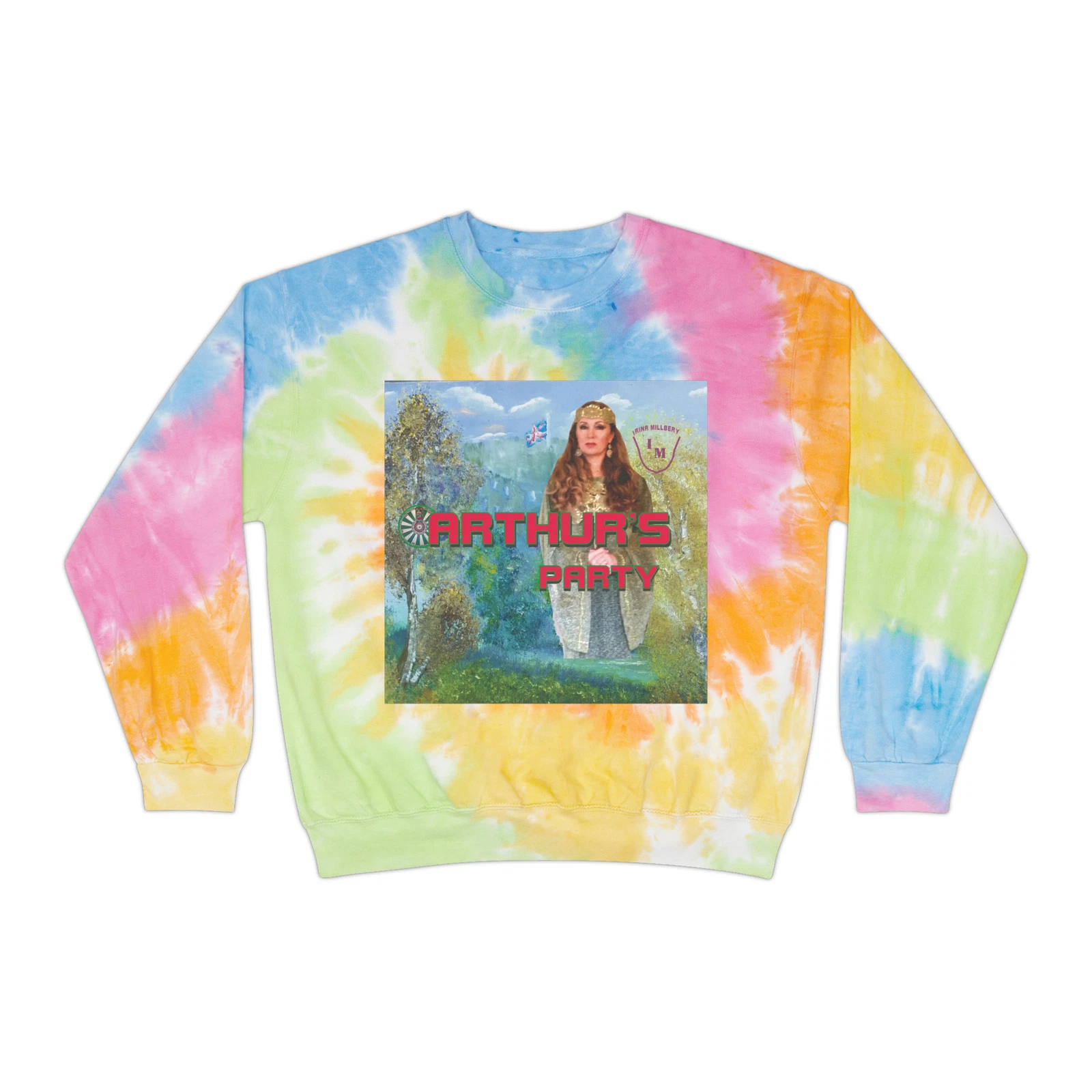 Unisex Tie-Dye Sweatshirt Eternity Pullover Jumper Sweater Fashion Clothing