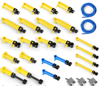 MOULDKING PNEUMATIC ZYLINDER PUMPE UMSCHALTER SCHLAUCH mit LEGO kompatibel