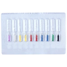 10pcs Dental Endo Barbed Broaches Needles Root Canal 25mm Stainless steel