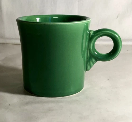 Homer Laughlin Vintage Fiesta Medium Green 3 1/8" Tom And Jerry Mug