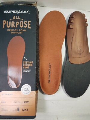 SUPERfeet Insoles, Various Styles, Arch Heights & Sizes READ