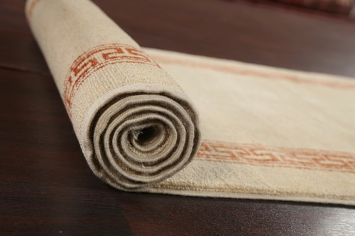 Bordered Gabbeh Contemporary Oriental Runner Rug Handmade Carpet 2' 8" x 10' 0" - Picture 8 of 12