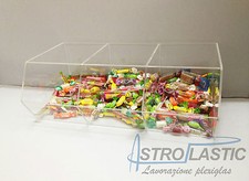 Espositore Contenitore porta caramelle 3 scomparti