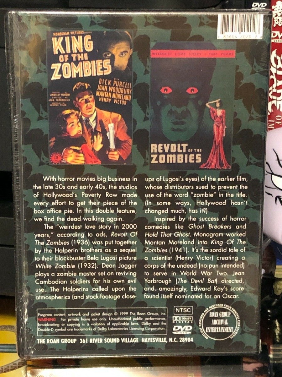モンゴル本　セット Horror Classics - King of the Zombies/Revolt of the Zombies (DVD