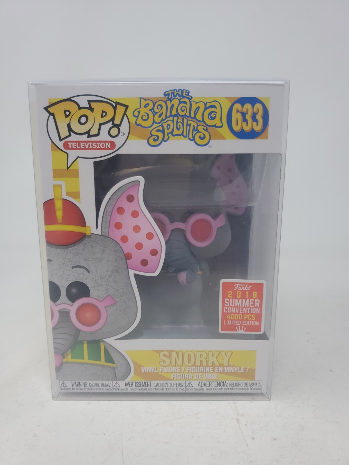 En Oferta Funko Pop! &Quot;&Quot;Snorky&Quot;&Quot; 2018 Convención De Verano Exclusiva&Quot; The Banana Splits Con Protector