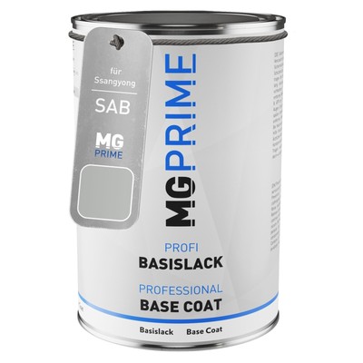 Autolack Dose spritzfertig für Ssangyong SAB Silver Metallic Basislack 1,0L