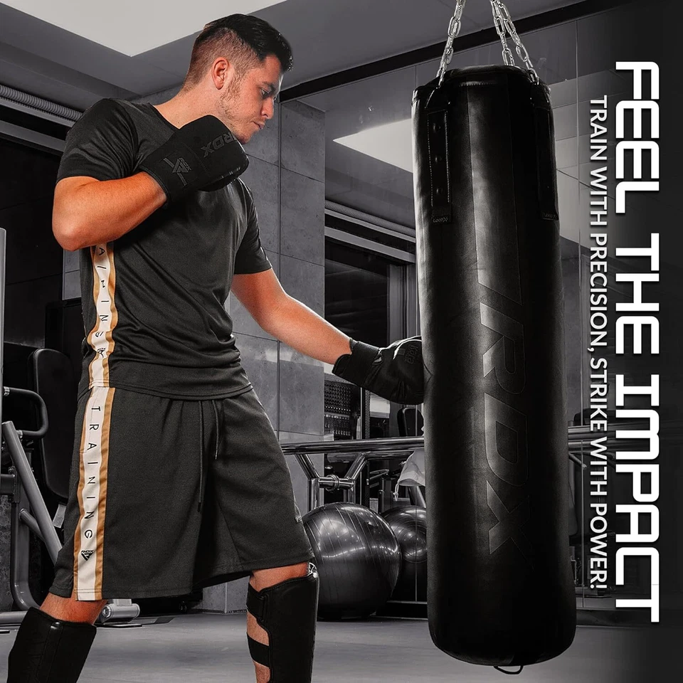 Guantes de boxeo bolsa pesada de RDX, guantes MMA para boxeo, artes marciales de Muay Thai Foto 2 de 3