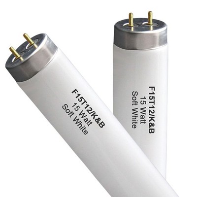 2 Pack F15T12/K&B Soft White,T12 15W 18Inch Linear Fluorescent Bulb,Replaceme...