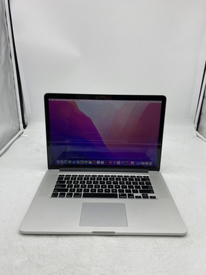 Apple MacBook Pro 15'' Mid 2015 Core i7 2.8GHz 16GB RAM 500GB SSD MacOS Monterey