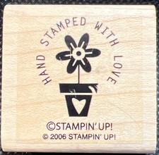 Stampin Up Hand Stamped With Love By Rubber Stamp