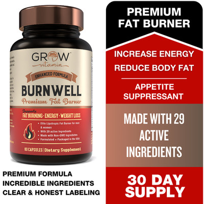 Fat Burner for Women & Men Weight Loss Formula Appetite Suppressant Pills 60 Tab