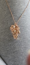 Rose Golden Leaf Necklace