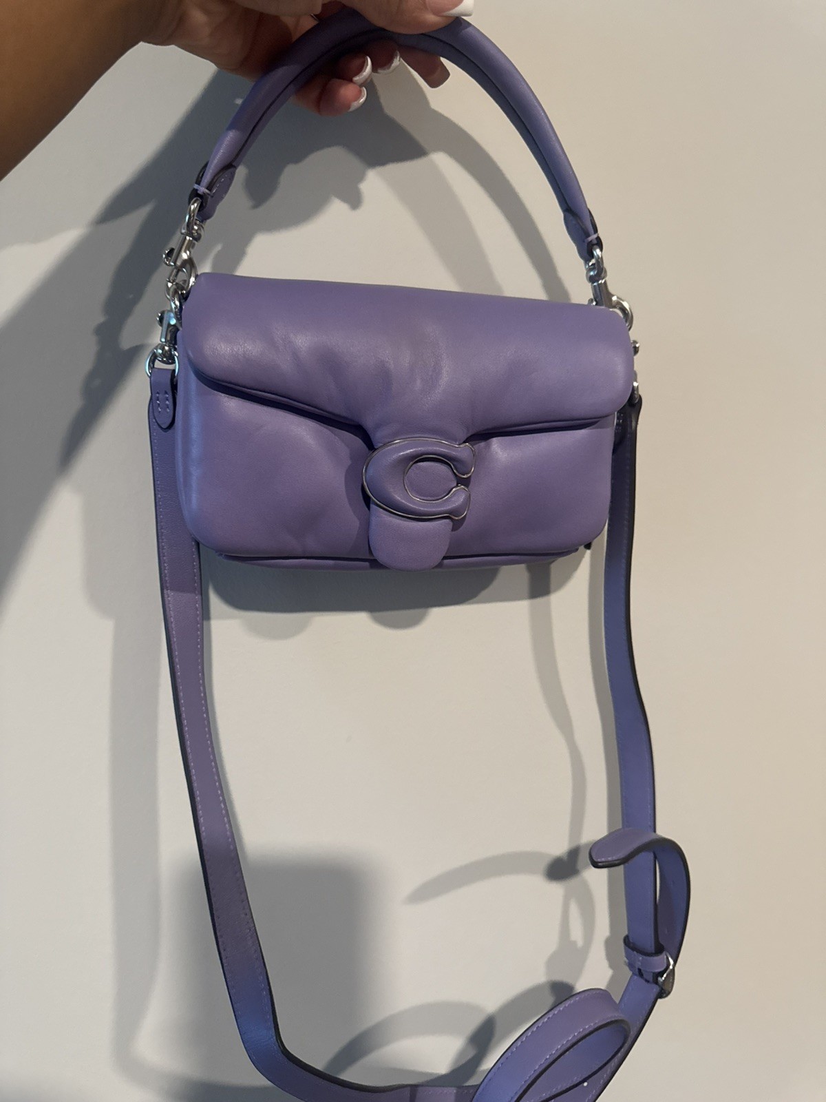 Coach Pillow Tabby Women's Shoulder Bag, Medium - Violet