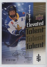 2024-25 Upper Deck PWHL Elevated Talent Gold 210/299 Renata Fast #ET-6 0g4