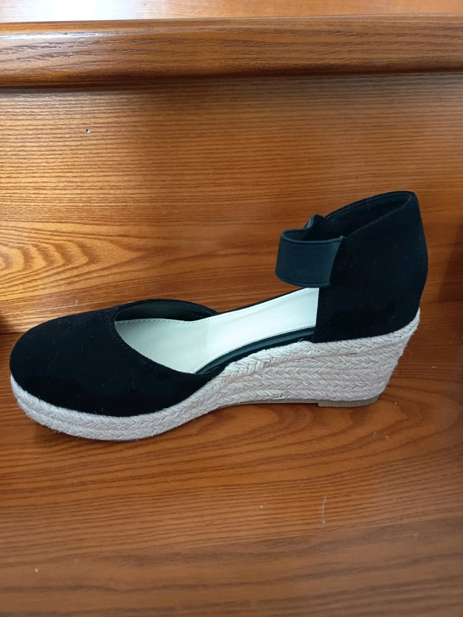 Sandali Con Zeppa In Rafia E Paglia Per Donna - Espadrillas Estive Con Plateau - Scarpe Da Spiaggia E Casual, Colore Naturale
