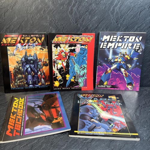 Mekton Anime Mecha RPG R.Talsorian Games Strategiebücher, RPG Rollenspiel Konvolut 