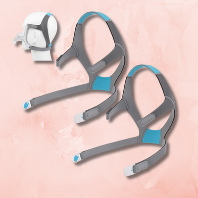 2 Pack CPAP Headgear for Resmed AirFit N20 with Magnetic Clips, Replacement Head