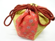 ys6595281; Flower pattern purse recycled  wearing 