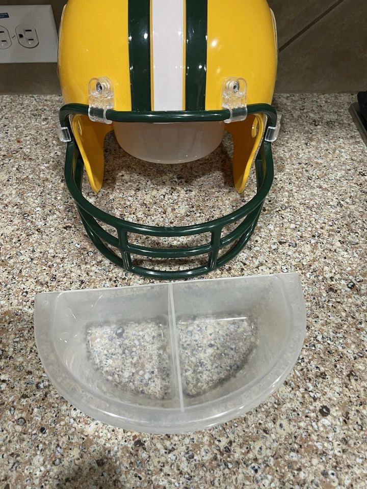 NFL GREEN BAY PACKERS TAMAÑO COMPLETO CASCO SNACK WINCRAFT CHIPS BANDEJAS DE INMERSIÓN Foto 3 de 4