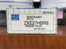 Subaru BRZ OEM Genuine Iridium Spark Plugs : 22401AA801 - ZHE27HBR8 267700-6210