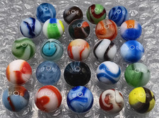 Vintage Older Marbles Lot- .67"- .58", Peltier, Alley, Marble King-L372