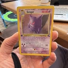 Gengar Fossil Holo Rare 1st Edition 5/62 Pokémon Card 80 HP English 1999