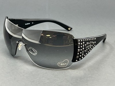 Bebe Affectionate BB7013-Jet 120mm Gray Lens Shield Women's Sunglasses