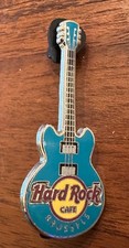 Hard Rock Cafe BRUSSELS 2012 Turquoise CORE GUITAR Series PIN 3 Strings