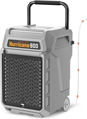 Abestorm Hurricane 800 170 Pints Commercial Dehumidifier 2100 sq ft W/Pump,Wheel