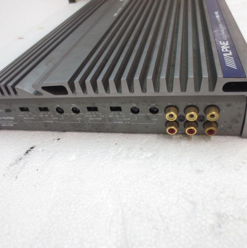 Alpine MRV-F400 V12 4 Channel Car Power Amplifier Bridgeable 2 Ohm