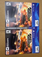 Fast & Furious Crossroads Box Art Insert PS4 Original Artwork