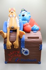 Käptn Blaubär & Hein Blöd, Spardose/Postbank Money Box 1994 Ravensburger Vintage