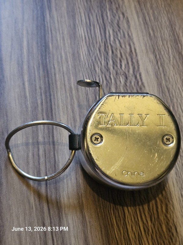 Vintage Tally II Chrome Plated Hand Counter Offers Welcomed