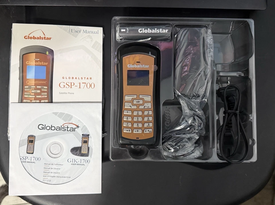 Brand New GlobalStar GSP-1700 Full Kit W/ new Nanuk Case and vehicle charger - Image 4 of 4