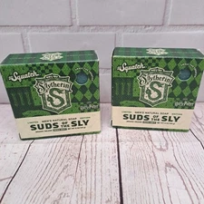 Dr Squatch Harry Potter Slytherin Suds of the Sly Soap, Lot of 2 Limited Ed NIB