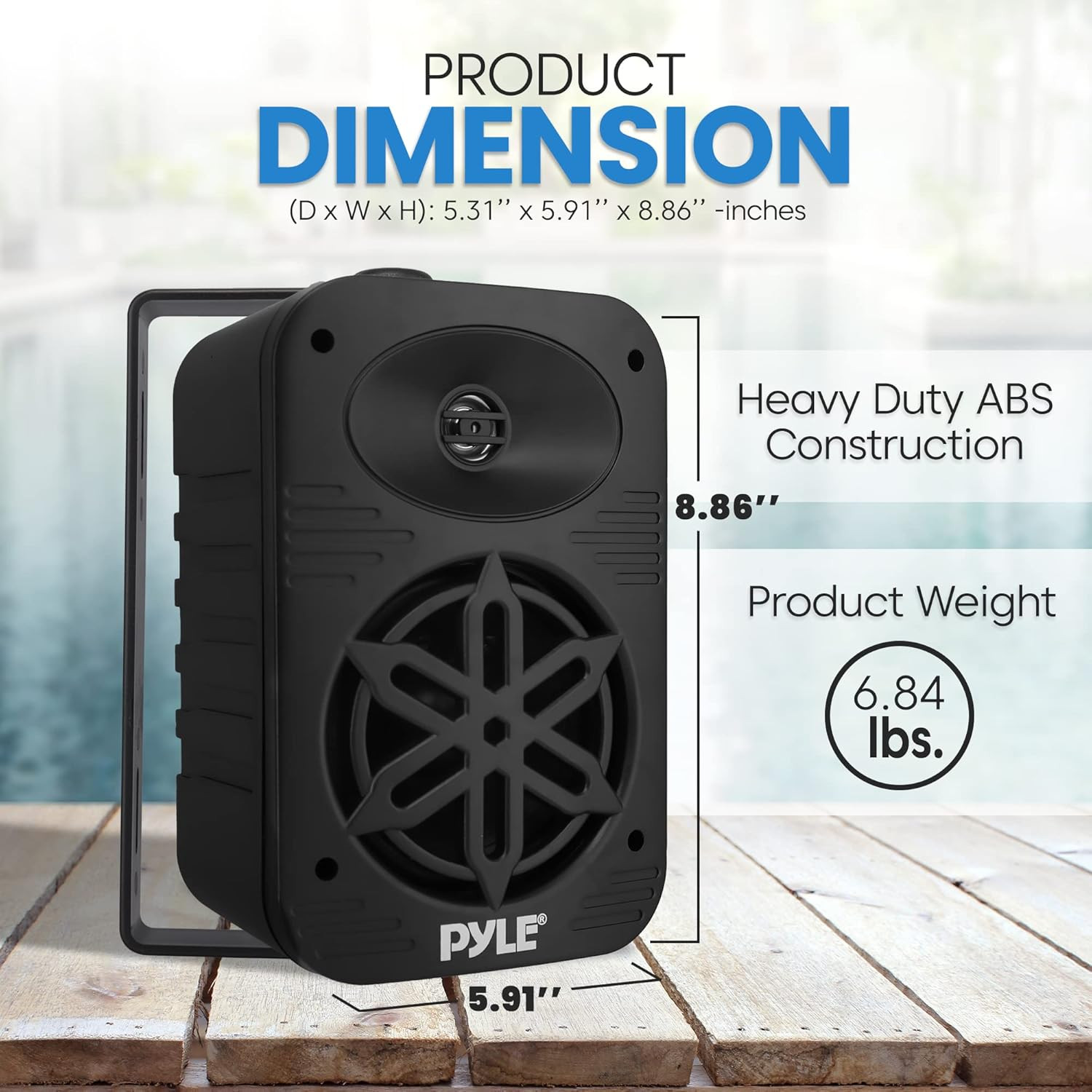Sistema Altoparlanti Design 500W - Casse Parete Interno ed Esterno - 3