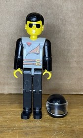 LEGO Technic Racing Figure w/ Black Helmet - 8255 8244 8714 8229 (tech012)