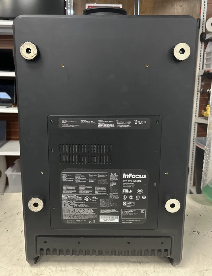 InFocus IN5533 IN5533L HD 720P WXGA 1280X800 Projector 6000 LUMENS! - Image 4 of 4