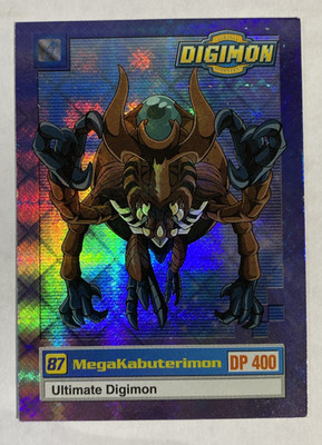 1999 Ultimate Digimon Animated Series Holo MegaKabuterimon U8 of 8 Ultra/NM