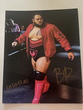 Bronson Reed SIGNED 8x10 Photo WWE