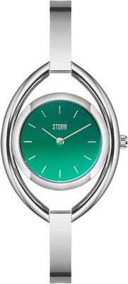 Storm Orlena Lazer grüne Damenuhr mit grünem Zifferblatt und silbernem Armband 475...