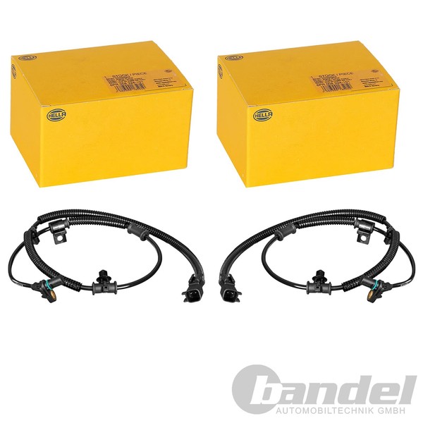 2X Hella ABS-SENSOR Raddrehzahl Vorne Passend FüR Ford Usa Expedition F-150-image