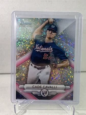 2023 Bowman Sterling - Rookies Cade Cavalli #BSR-49 Speckle Refractor /99 (RC)