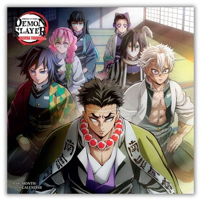 DANILO PROMOTIONS LTD 2026 Calendar Demon Slayer Anime Manga Square Month View Wall Hanging Calendar
