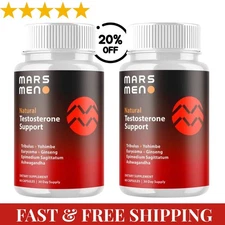 Mars Men for Men Advanced Max Formula Vitamin Supplement 60 Capsules (Pack of 2)