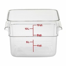 New Cambro 12SFSCW135 Food Storage Container, (6776)