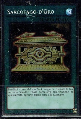 YU-GI-HO NKRT KARTE GOLDENER SARKOPHAG IT041 SELTEN PLATIN LIMITIERTE AUFLAGE