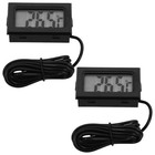  2 Pcs Temperaturanzeige Digital Digitale Zimmerthermometer Innenthermometer