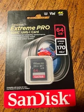 SanDisk Extreme PRO 128GB UHS-I U3 SDXC 200MB/s 4K Memory Card