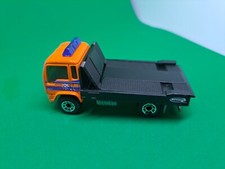 Matchbox 1990s Style Coe Flat-bed Tow Truck Orange Auto Club